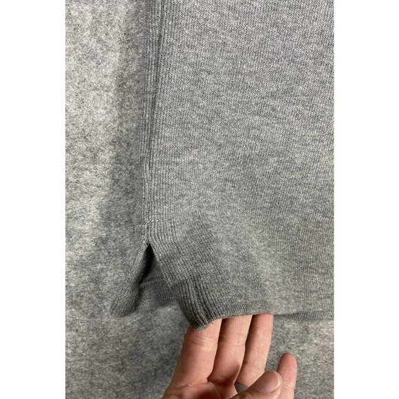 Polo Ralph Lauren Shirt Mens Large Grey Mock Neck 1/4 Zip Vintage Preppy - Picture 7 of 11